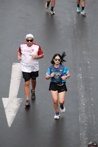 Race photo from Road to BAF Lions Run 2024