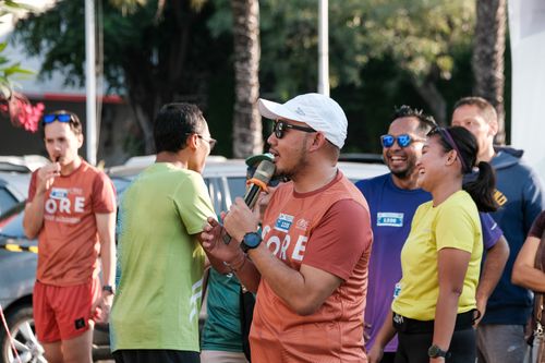 Race photo from Shake Out Run Jabar 10K