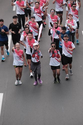 Race photo from Smartfren Run 2024 Vibes