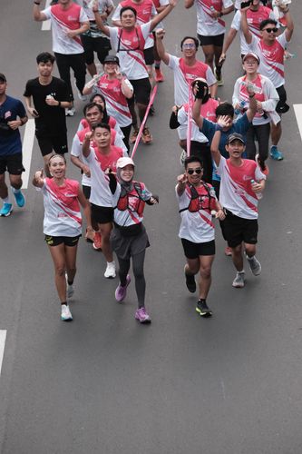 Race photo from Smartfren Run 2024 Vibes