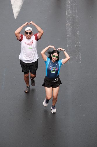 Race photo from Road to BAF Lions Run 2024