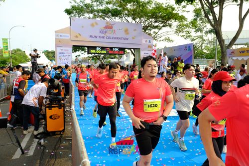 Race photo from CISANGKAN KBP CITY RUN 2025