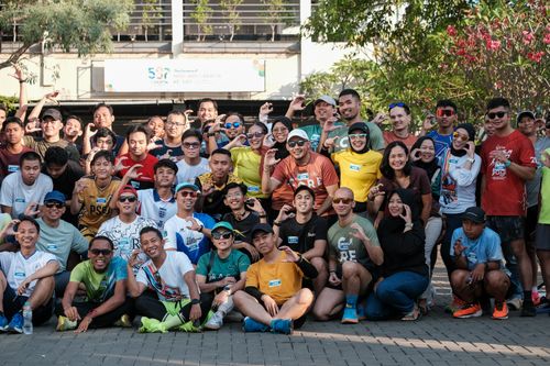 Race photo from Shake Out Run Jabar 10K