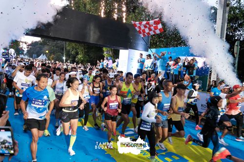 Race photo from Taman Budaya x BOGORUN 2025