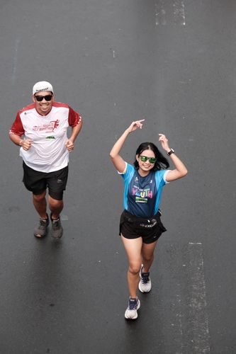 Race photo from Road to BAF Lions Run 2024