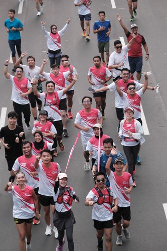 Race photo from Smartfren Run 2024 Vibes