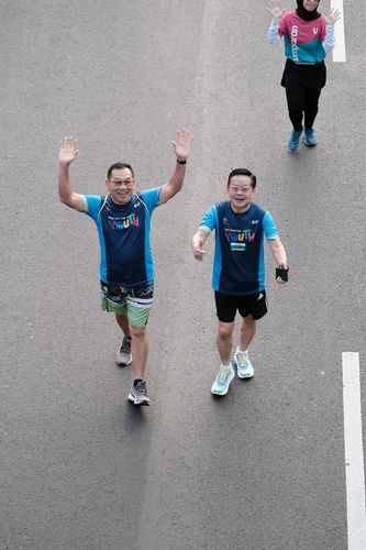 Race photo from Lari Bareng Yuk!