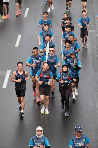 Race photo from Road to BAF Lions Run 2024