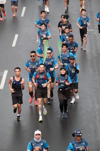 Race photo from Road to BAF Lions Run 2024