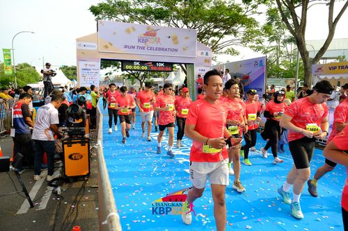 Race photo from CISANGKAN KBP CITY RUN 2025