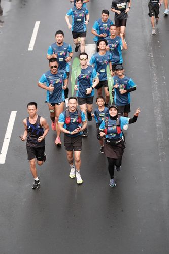 Race photo from Road to BAF Lions Run 2024
