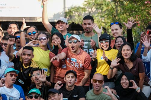 Race photo from Shake Out Run Jabar 10K