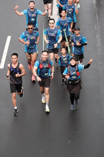 Race photo from Road to BAF Lions Run 2024