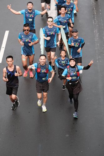 Race photo from Road to BAF Lions Run 2024