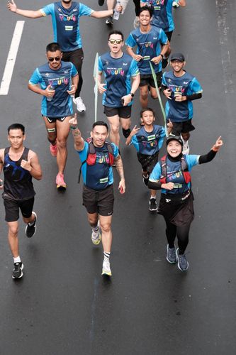 Race photo from Road to BAF Lions Run 2024
