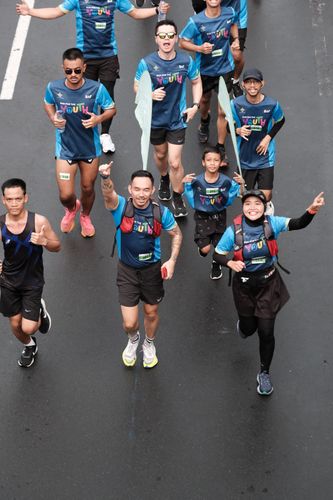 Race photo from Road to BAF Lions Run 2024