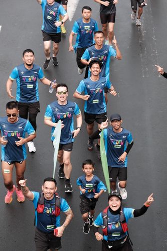 Race photo from Road to BAF Lions Run 2024