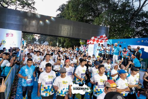 Race photo from Taman Budaya x BOGORUN 2025