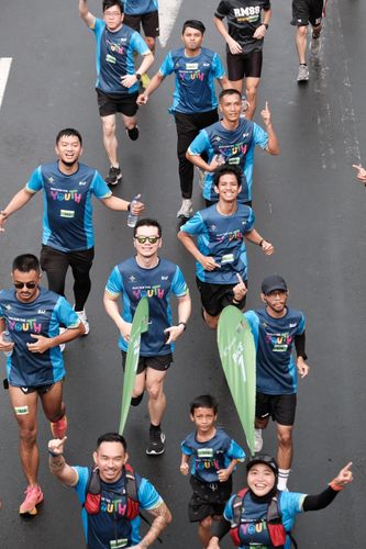 Race photo from Road to BAF Lions Run 2024