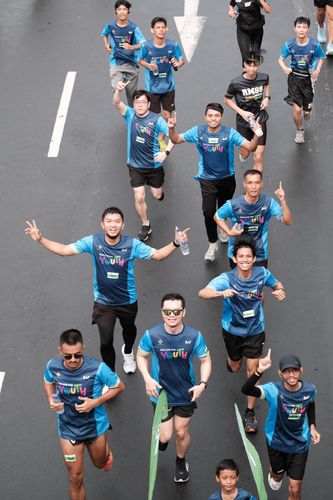 Race photo from Road to BAF Lions Run 2024