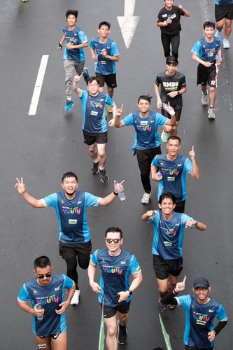 Race photo from Road to BAF Lions Run 2024