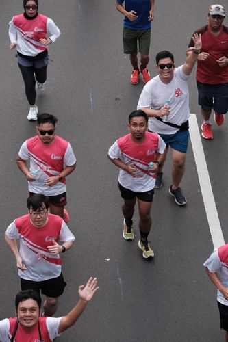 Race photo from Smartfren Run 2024 Vibes
