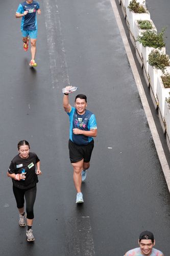 Race photo from Road to BAF Lions Run 2024