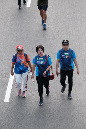 Race photo from Lari Bareng Yuk!