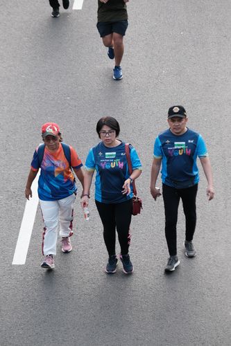 Race photo from Lari Bareng Yuk!