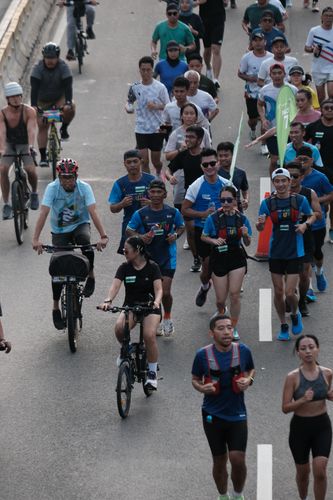 Race photo from Lari Bareng Yuk!