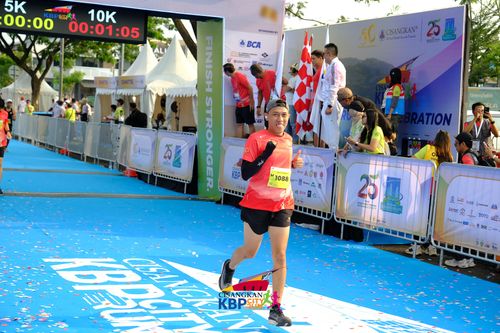 Race photo from CISANGKAN KBP CITY RUN 2025