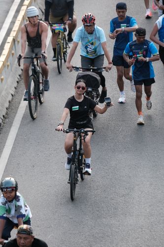 Race photo from Lari Bareng Yuk!