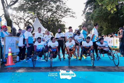 Race photo from Taman Budaya x BOGORUN 2025