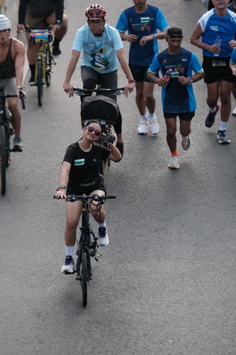 Race photo from Lari Bareng Yuk!