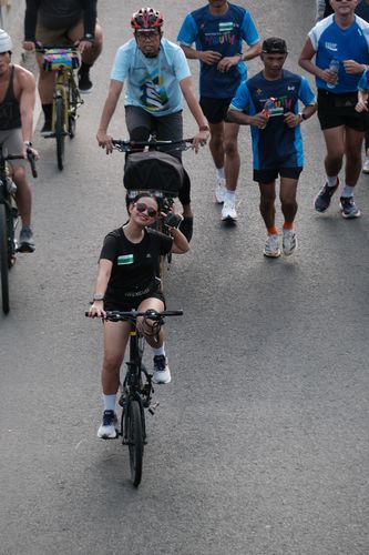 Race photo from Lari Bareng Yuk!