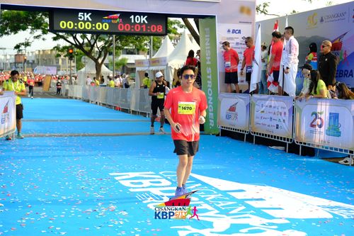 Race photo from CISANGKAN KBP CITY RUN 2025