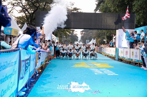 Race photo from Taman Budaya x BOGORUN 2025