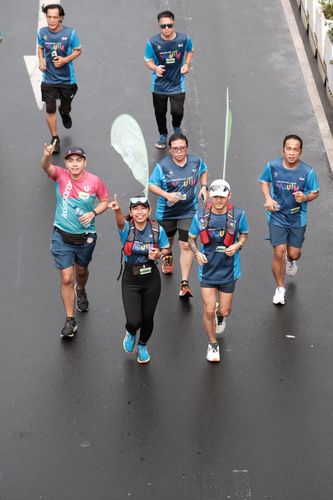 Race photo from Road to BAF Lions Run 2024