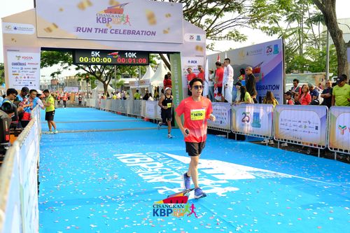 Race photo from CISANGKAN KBP CITY RUN 2025