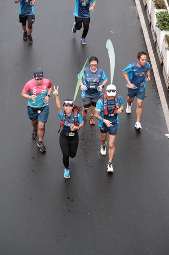 Race photo from Road to BAF Lions Run 2024