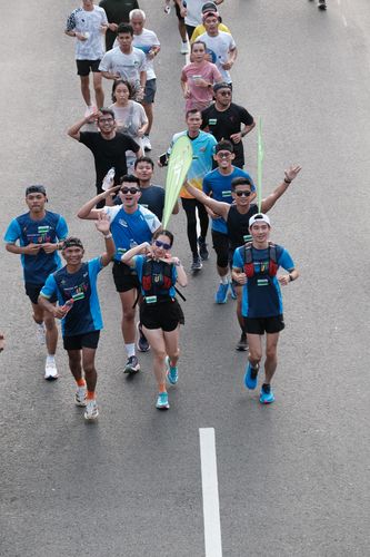 Race photo from Lari Bareng Yuk!