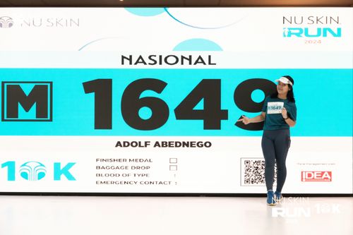 Race photo from Nu Skin Run 10K
