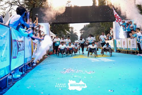 Race photo from Taman Budaya x BOGORUN 2025