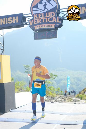 Race photo from Kelud Vertical Challenge 2024