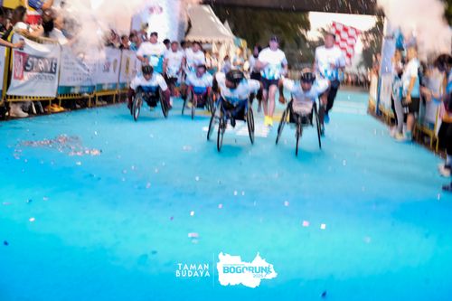 Race photo from Taman Budaya x BOGORUN 2025