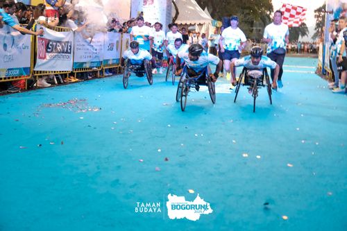 Race photo from Taman Budaya x BOGORUN 2025