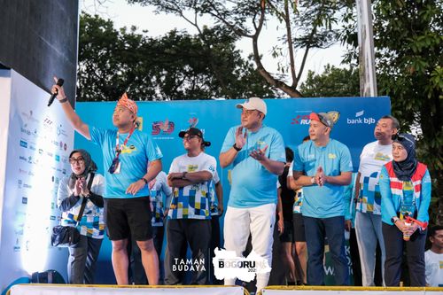 Race photo from Taman Budaya x BOGORUN 2025