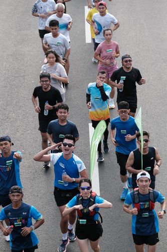 Race photo from Lari Bareng Yuk!