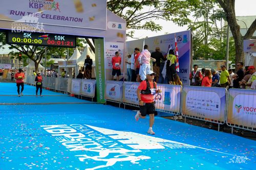 Race photo from CISANGKAN KBP CITY RUN 2025