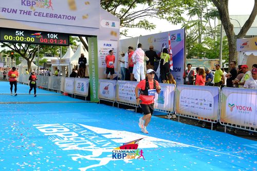 Race photo from CISANGKAN KBP CITY RUN 2025